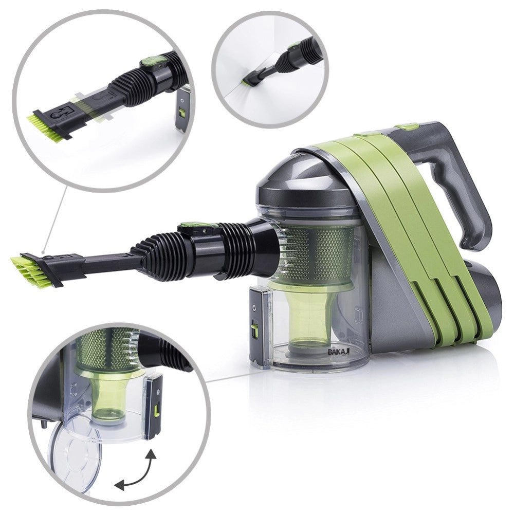 Trade Shop - Aspirapolvere Scopa Elettrica 2 In 1 Dustbuster Ciclonico Senza Sacchetto 600w -