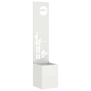 Schermo per privacy in giardino Traforo Bianco 32 x 32 x 150 cm CFW3716622