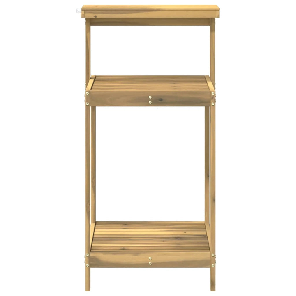 Banco da Giardinaggio Esterno 56,5 x 48,5 x 107 cm Bianco 903083