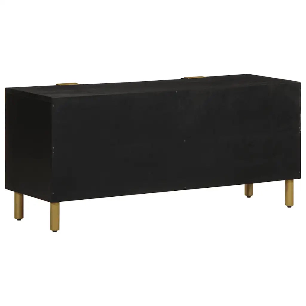 Mobile Porta TV Nero 105x33x46 cm in Legno Multistrato 4017662