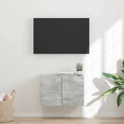 Mobile TV da parete Grigio cemento 59,5 x 31 x 40 cm