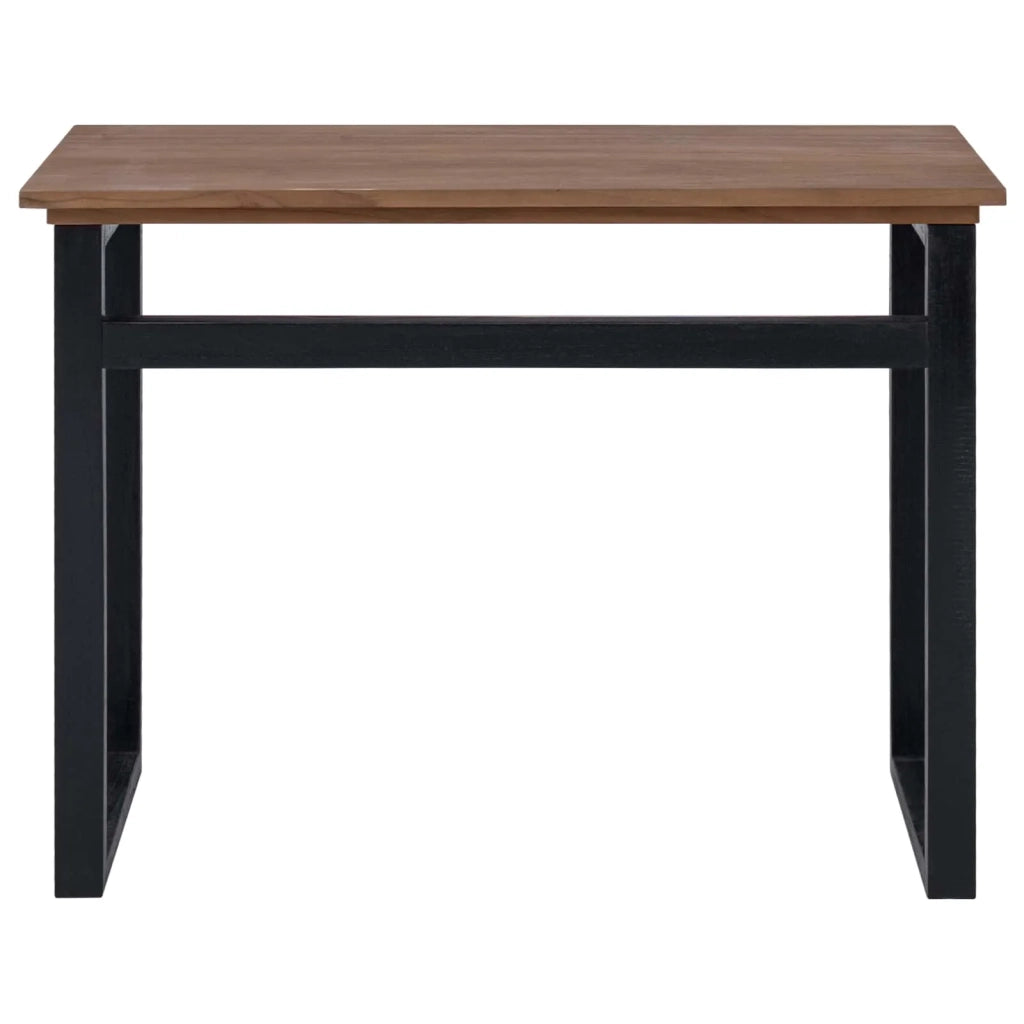 Scrivania Naturale Legno di teak solido 100 x 45 x 75cm 42026899