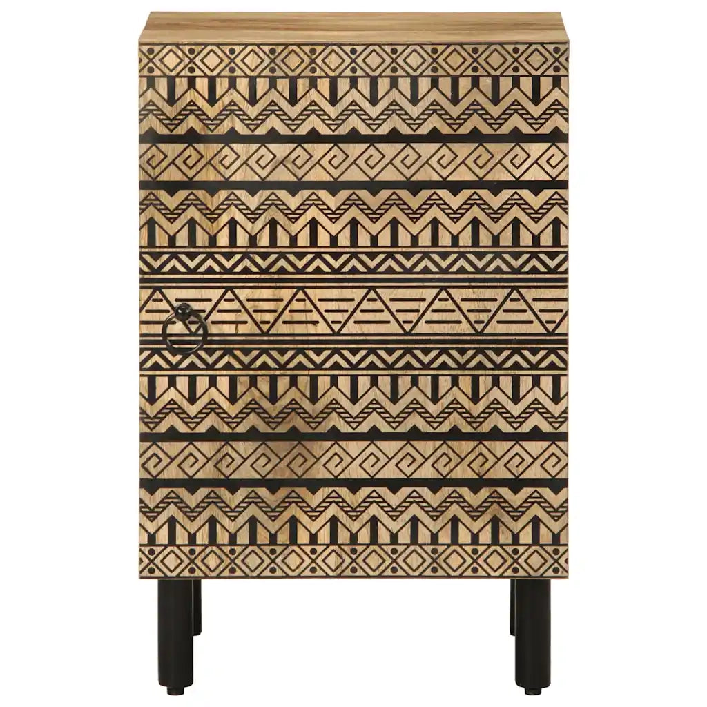 Mobile da Bagno | Armadio da bagno 38x33,5x58 cm in Legno Massello di Mango