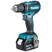 Makita DDF485RTJ Trapano avvitatore a batteria 18V con motore brushless 2 batterie 5,0 Ah e valigetta MAKPAC colore Nero