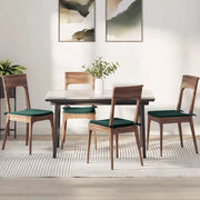 Cuscini per Seduta 4 pcs Verde Scuro 40 x 40 x 3 cm Velluto