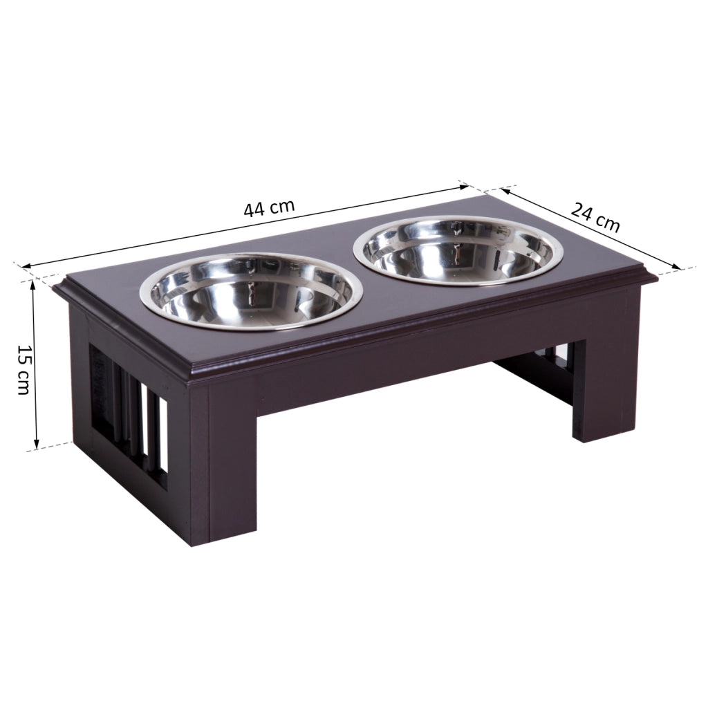 Ciotola per Cani Elevata con 2 Ciotole in Acciaio Inox 900ml ¨C Minimal ¨C 2x900ml