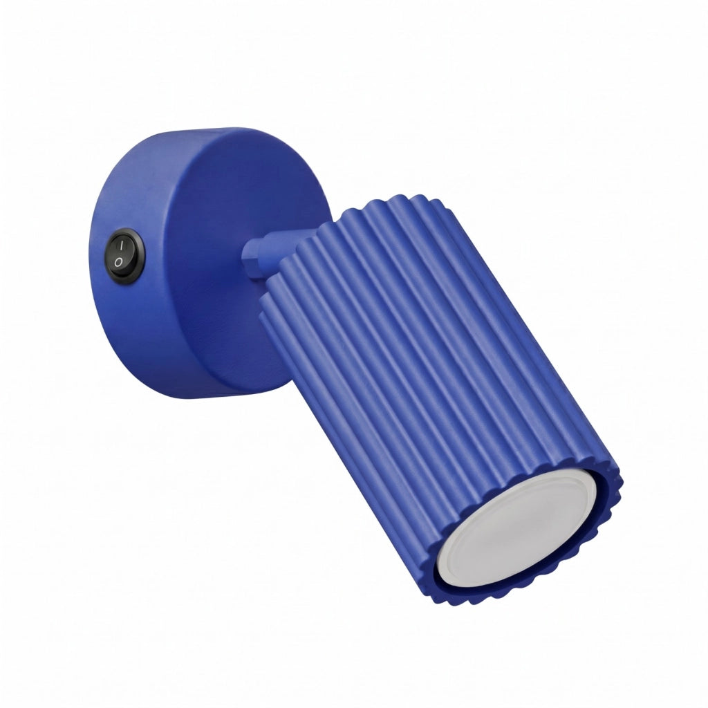 Applique KARBON oltremare con interruttore