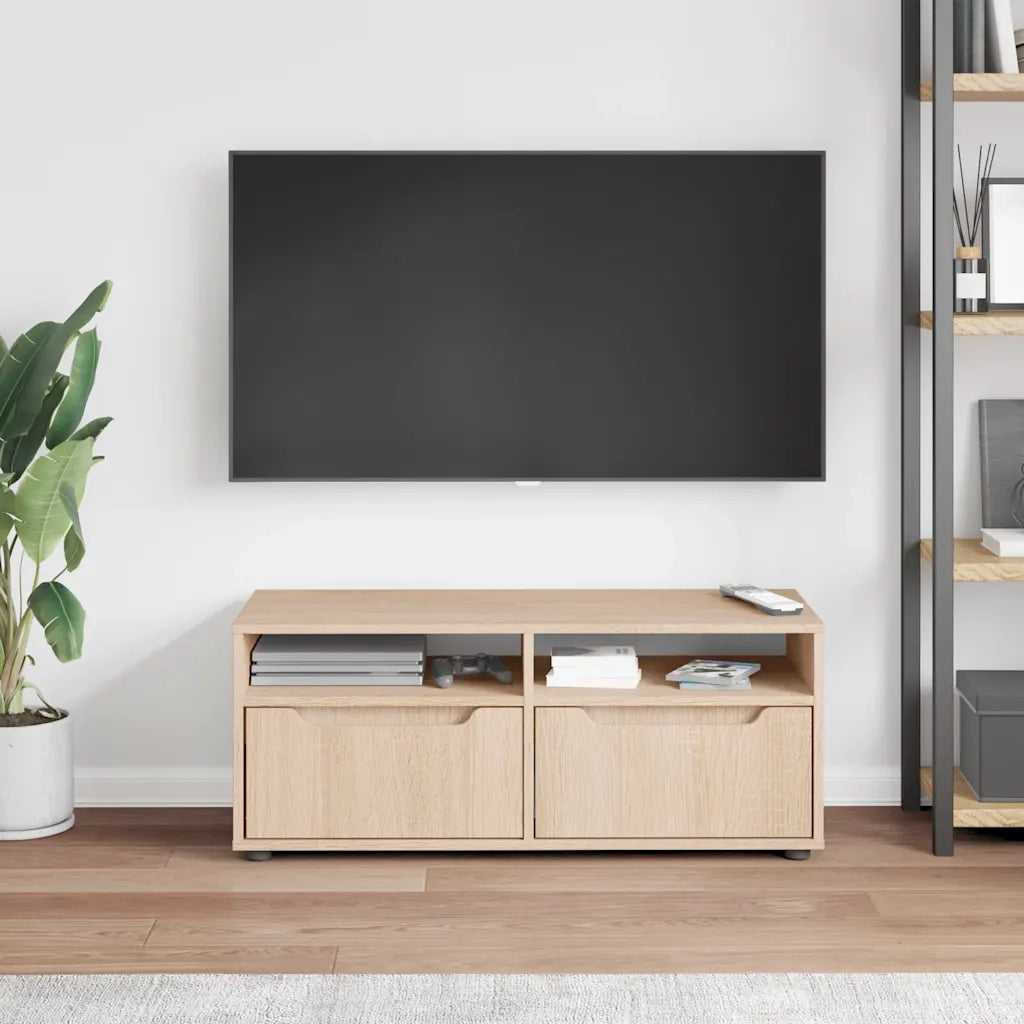 Mobile TV VISNES Rovere Sonoma 100x40x38 cm Legno Multistrato
