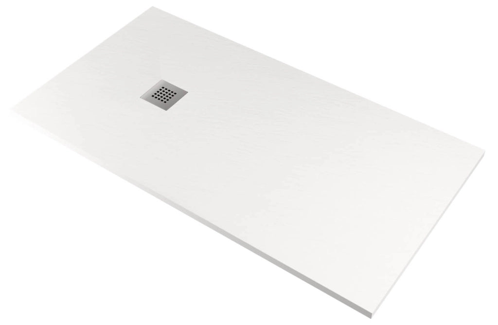 Piatto Doccia in Pietra 100x150 cm Pedrinelli Ardesia Stone Side Bianco