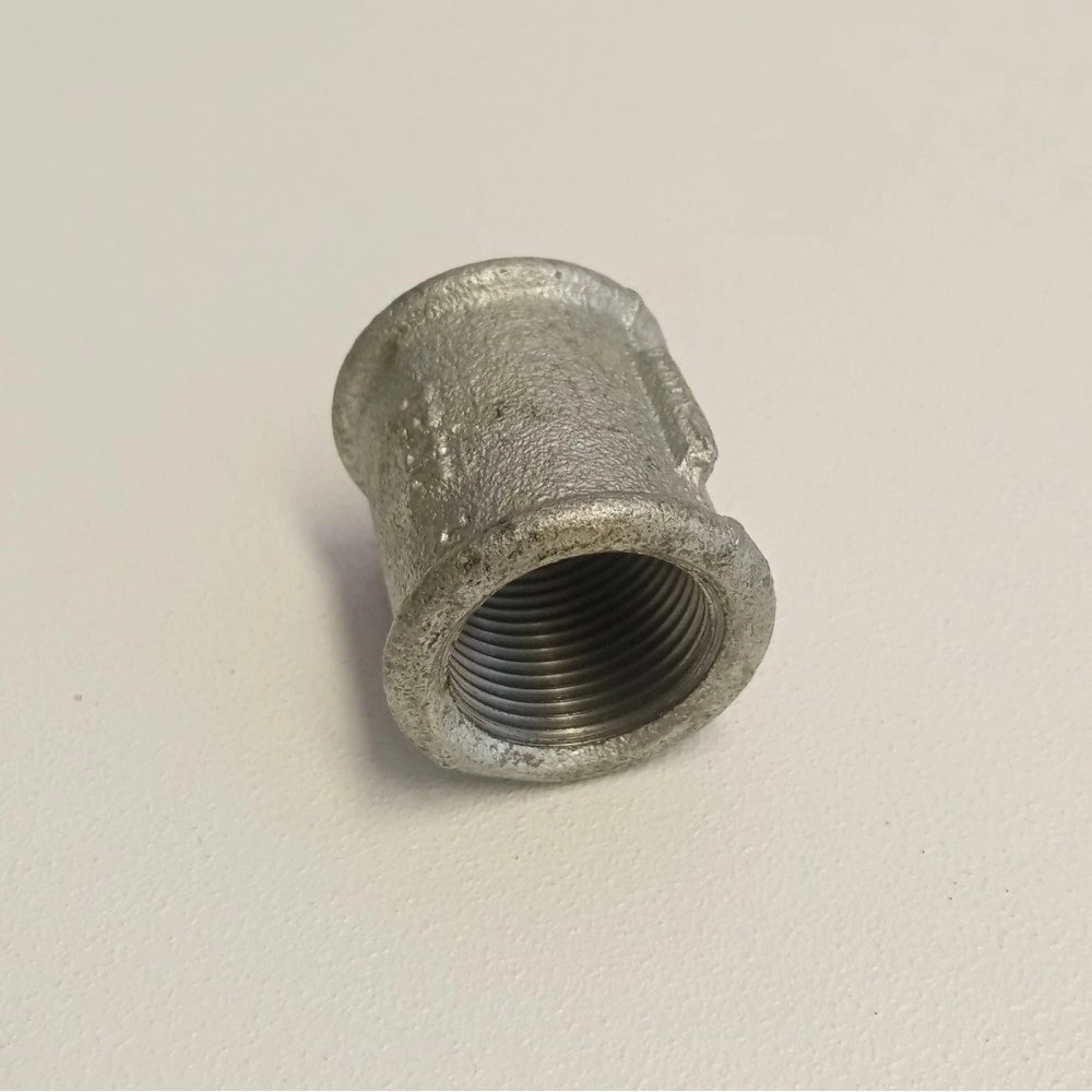 Raccordo ff 1/2'' - 2pz manicotto giunzione di ghisa zincata malleabile