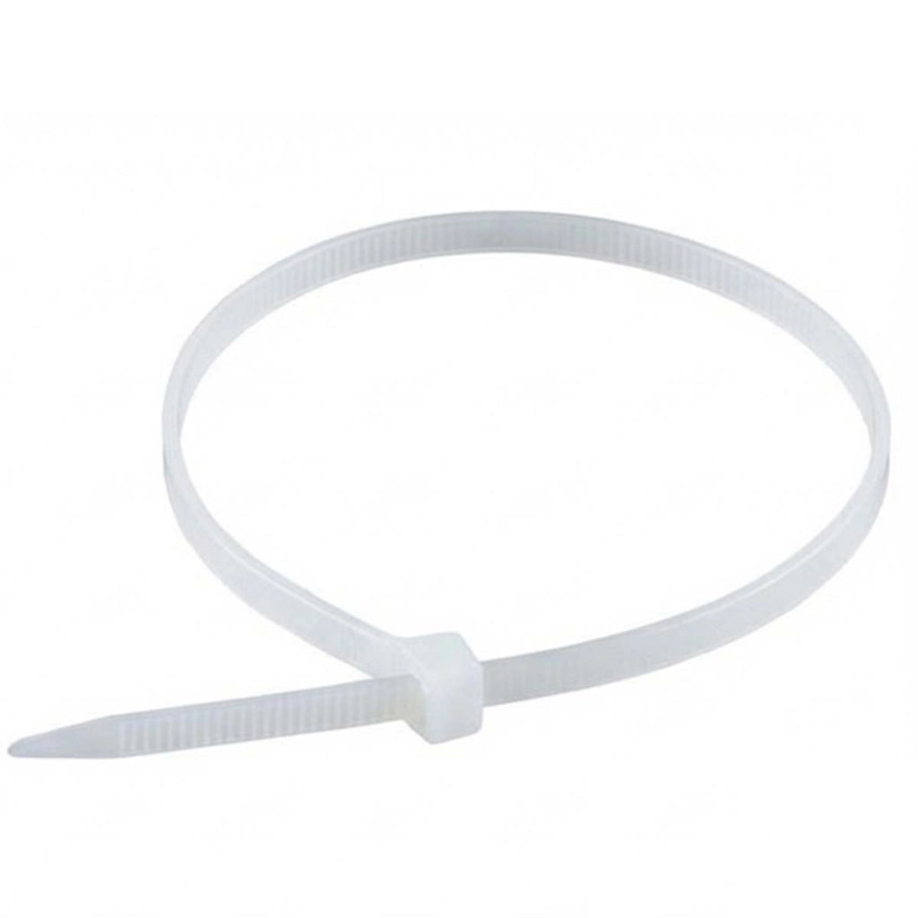 Fascette Stringicavo Autobloccanti 3,6 x 350 mm 25 Pezzi in Nylon Bianco Avizar