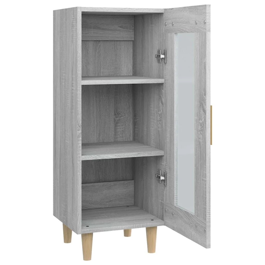 Credenza Grigio Sonoma 34,5x34x90 cm in Legno Multistrato 817427