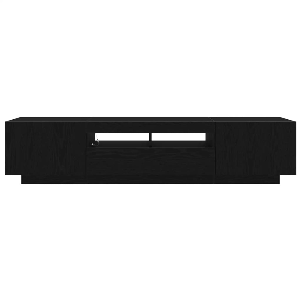 Set mobile TV 2 pcs Nero 180 x 35 x 40 cm Legno multistrato 3333062