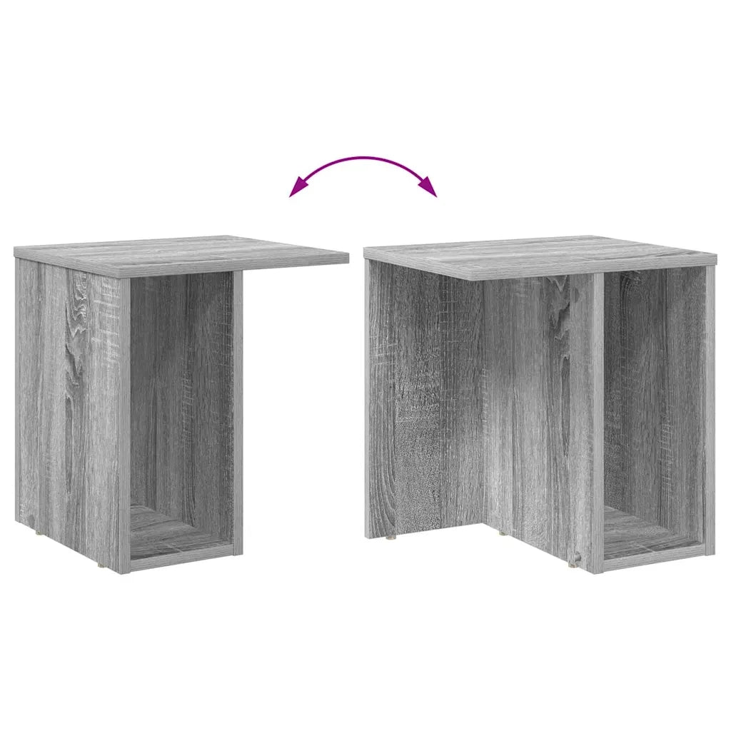 Tavolino Grigio Sonoma 37 x 32 x 40 cm Legno multistrato 891090