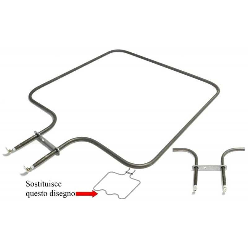 RESISTENZA FORNO INFERIORE CUCINA REX ELECTROLUX AEG 8072470027 - 1000W - Electrolux Rex Aeg Zoppas