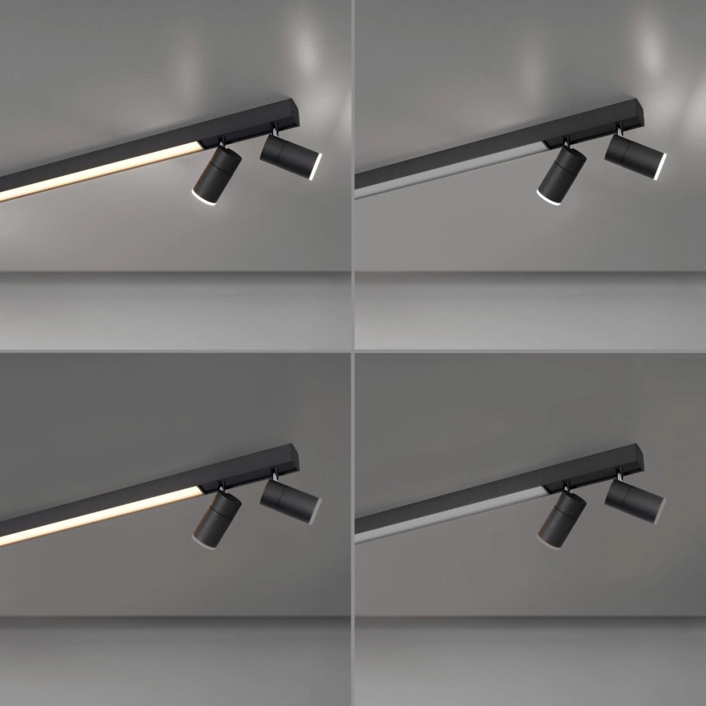 Plafoniera barra 4 spot LED 25W Pure-Lines Paul Neuhaus