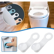 2 pz. maniglia per sedile del wc | sollevatore per coperchio del
