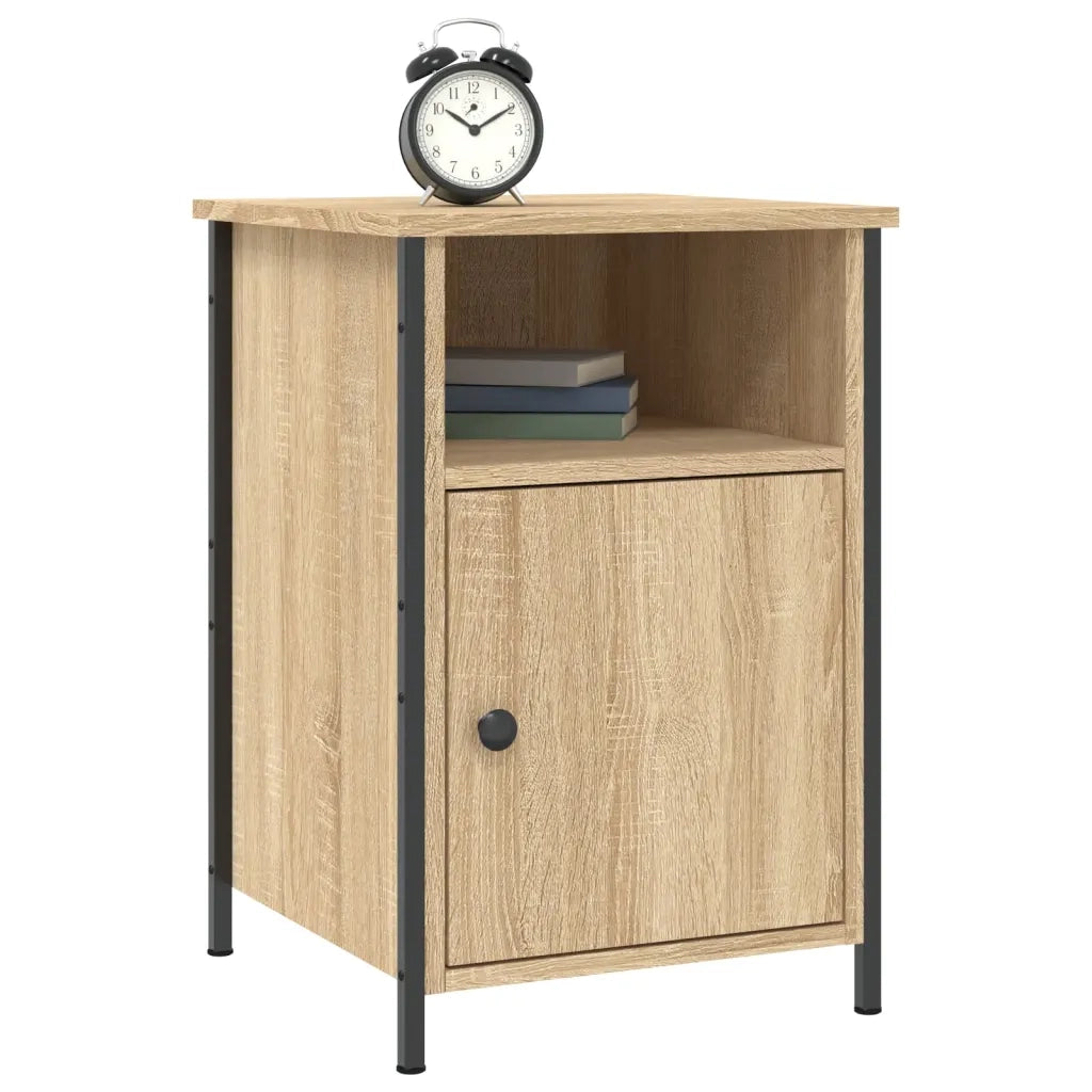 Set di 2 Comodini | Armadio da Notte | Mobiletto da notte Rovere Sonoma 40x42x60 cm in Legno Multistrato