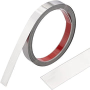 Lista di adesione flexibile per parete, plafondo e pavimento, in acciaio inossidabile, 6m x 2cm