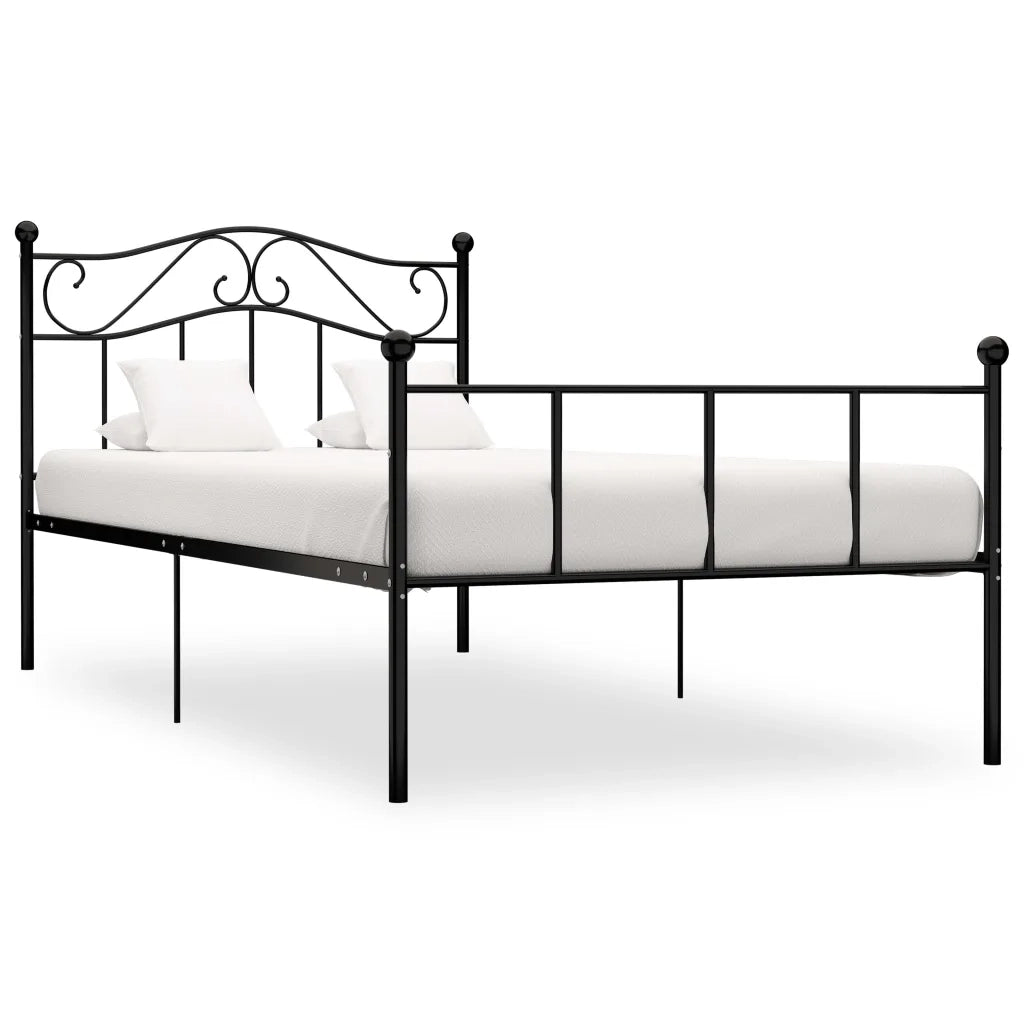 Giroletto Nero in Metallo 90x200 cm cod mxl 62541