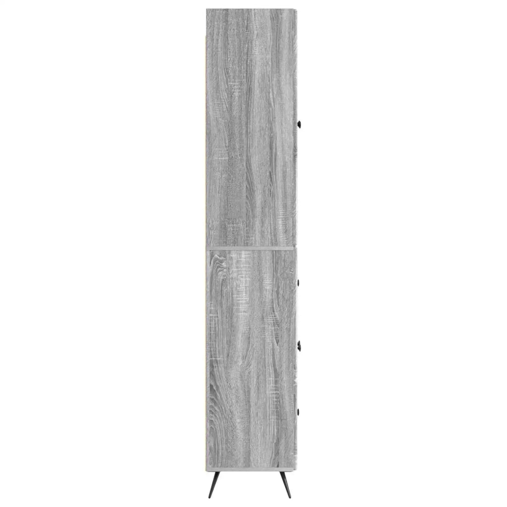 Set di armadi 2 pcs Sonoma grigio Legno ingegnerizzato