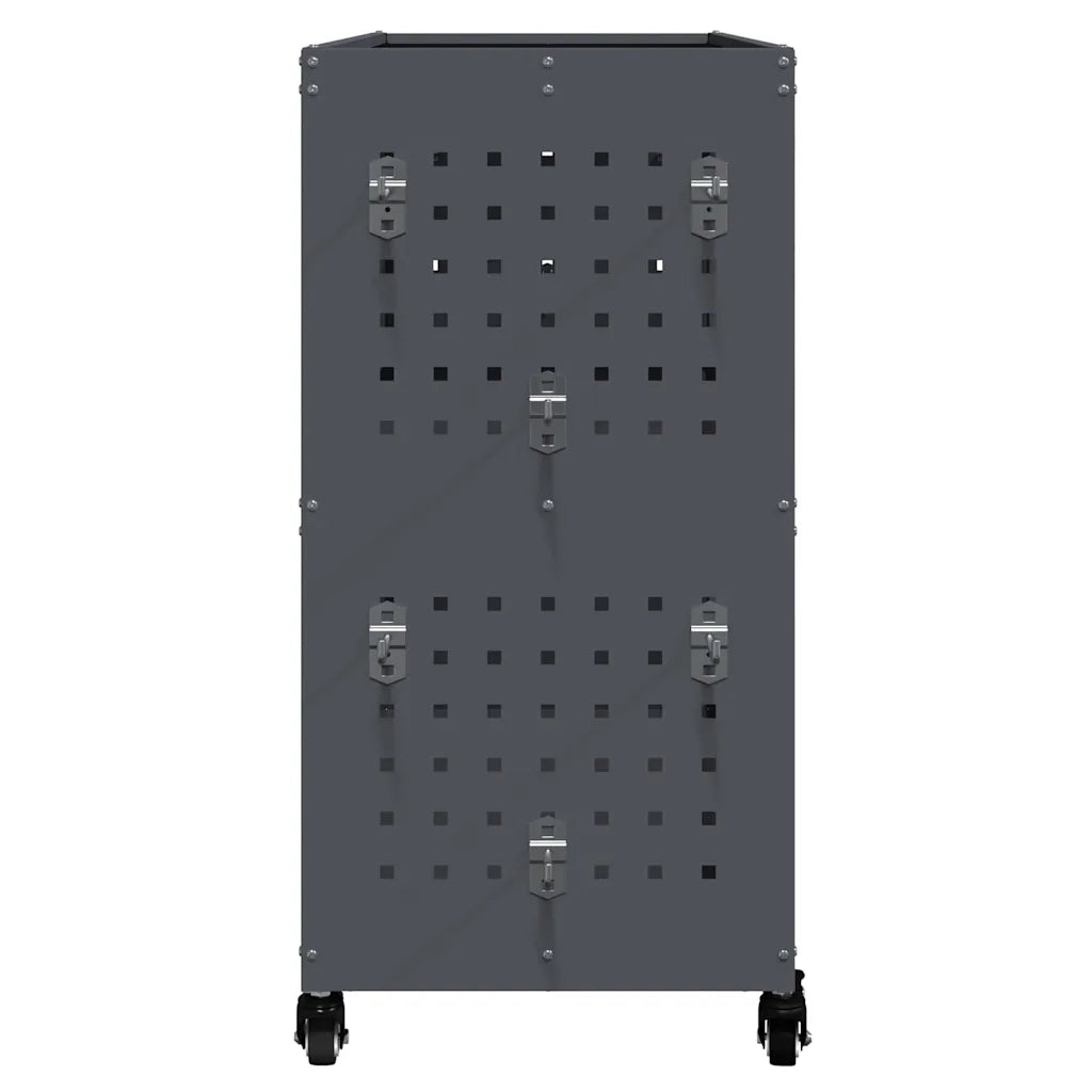 Carrello per Attrezzi con lo scaffale Antracite 75 x 35 x 73 cm 874541