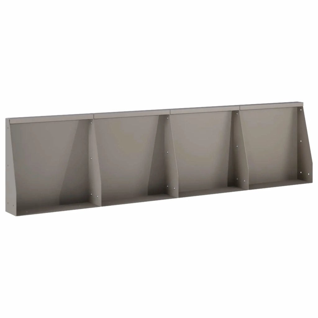 Muro di contenimento 4 pz 40 x 12 x 50 cm Acciaio Corten 3449071