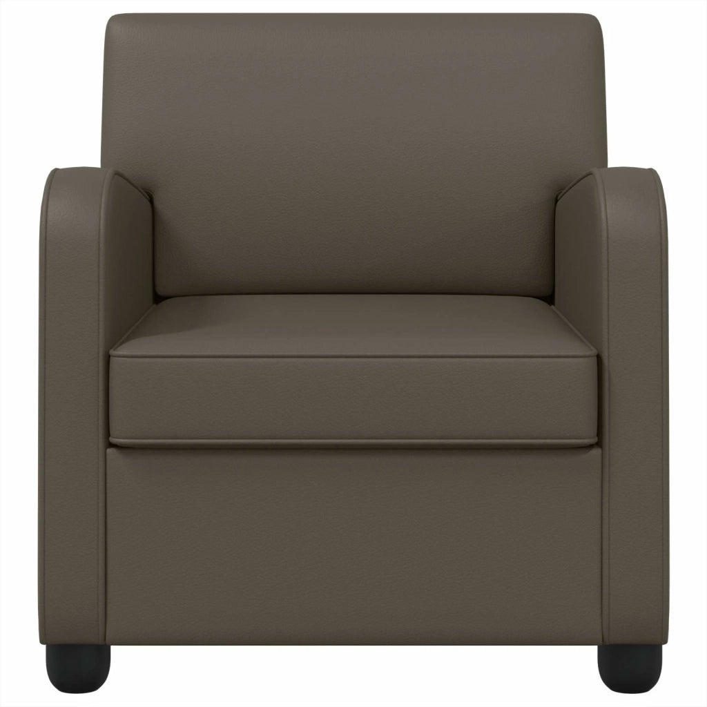 Poltrona Grigio Similpelle 42043429