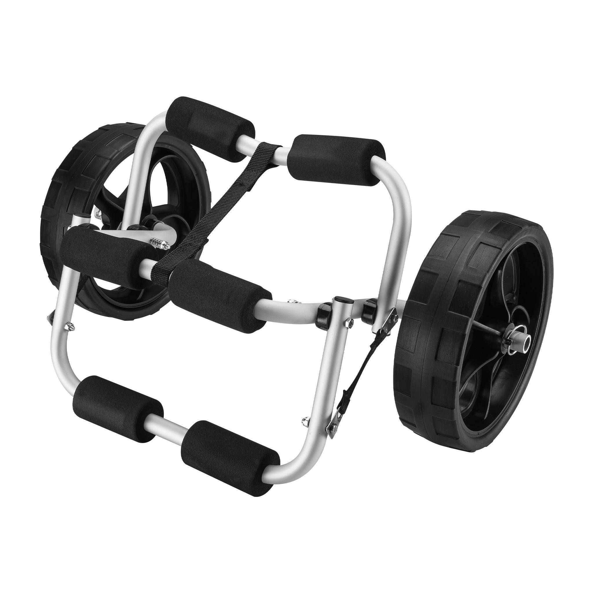 Carrello per trasporto kayak richiudibile In alluminio Ruote in PU Cinghia in nylon incl. Max 45 kg