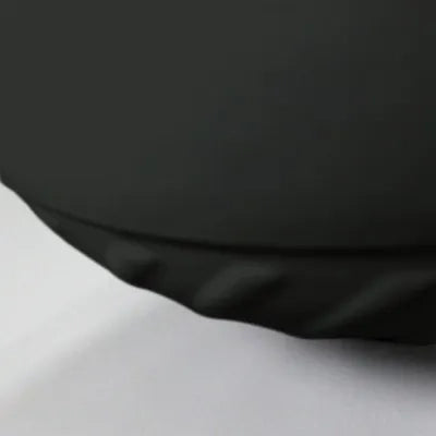 Lavabo da appoggio 40 cm nero lucido con rilievi sul fondo  Logos