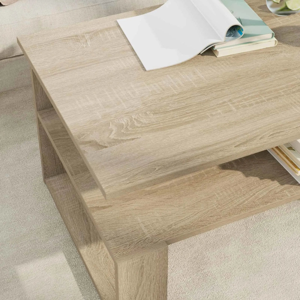Tavolino da salotto Rovere Sonoma 90 x 50 x 40 cm