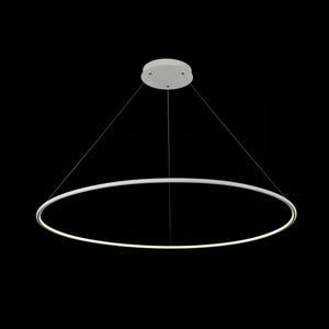 Lampada pendente Modern in Metallo Nola Bianco