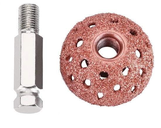 Strumenti per la riparazione delle gomme - Lavorazione a tungsteno del disco di levigatura - Manubrio di connessione - Attrezzi pneumatici - Materiale di alta qualità - Duraturo e forte - Disco di levigatura per gomme