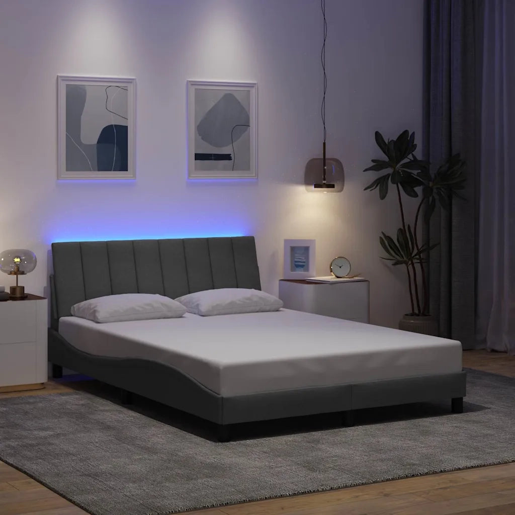 Giroletto senza Materasso Hanko Grigio Chiaro 140x200 cm Tessuto 3310461