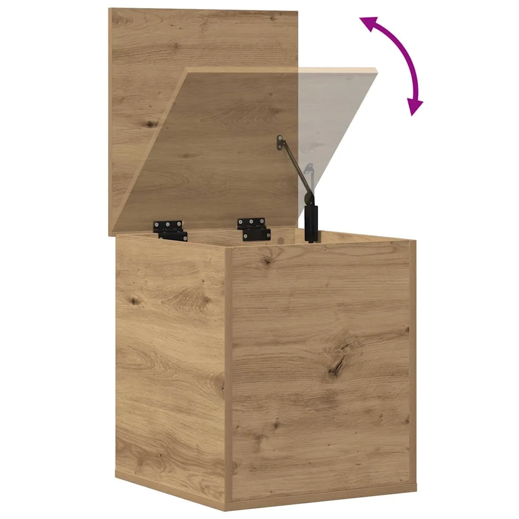 Scatola di Stoccaggio Rovere artigianale 40 x 42 x 46 cm 868667