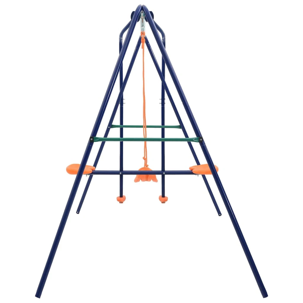 Altalena a 3 posti in acciaio dimensioni 240 x 156 x 180 cm codice 02_0004964.