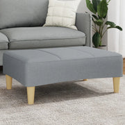 Poggiapiedi Grigio Chiaro 77x55x31 cm in Tessuto 4007371