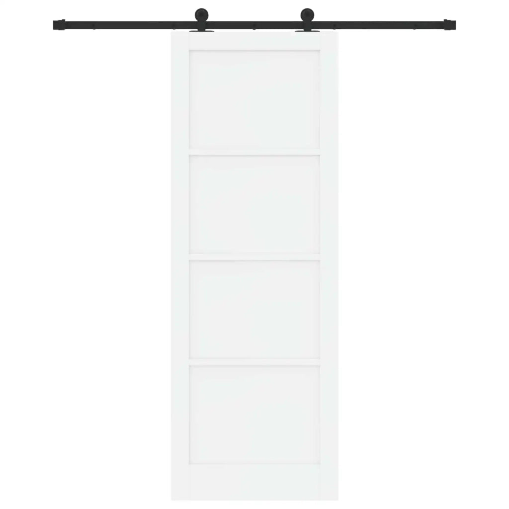 Porta scorrevole Bianco e Nero 83 x 232 cm