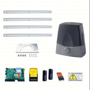 KIT MOTORE 1600KG SCORREVOLE AUTOMATICO CON 4 MT CREMAGLIERA FERRO 230V KV16