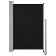 Tenda da sole laterale retrattile/schermo protettivo per patio giardino terrazza balcone 120 x 300 cm nero 02_0007219