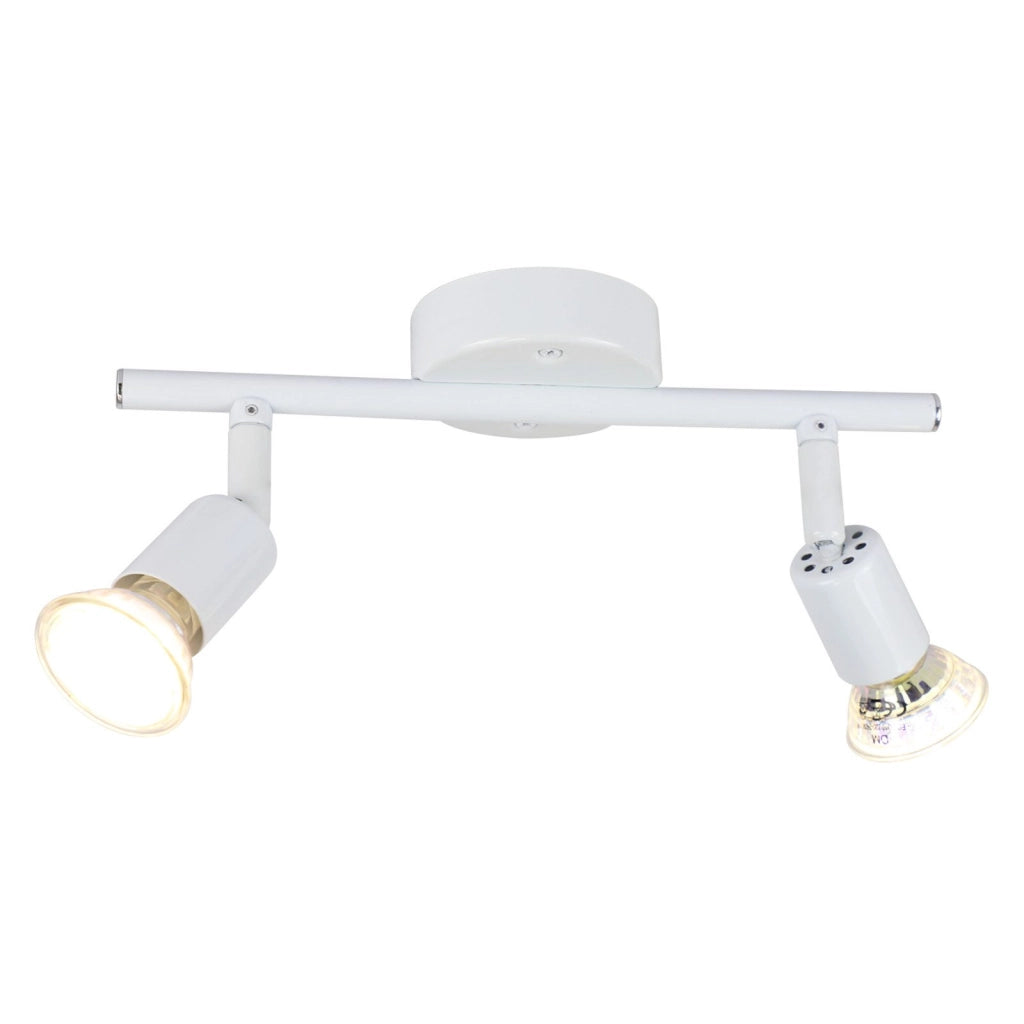 ZMH Faretto da soffitto 2 fiamme GU10 moderni per corridoio con lampadine incluse