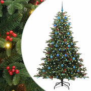 Albero di Natale | Decorazioni natalizie artificiale con 300 LED Verde 210 cm