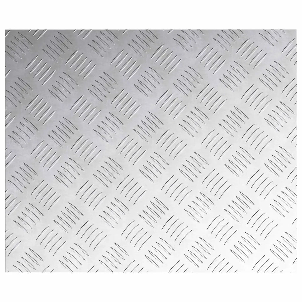 Gradini per Scale 4 pcs Argento 60 x 50 cm Alluminio