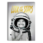 Look At The Stars -  Quadro Canvas Contemporaneo su telaio in legno Misura: 50x70 cm