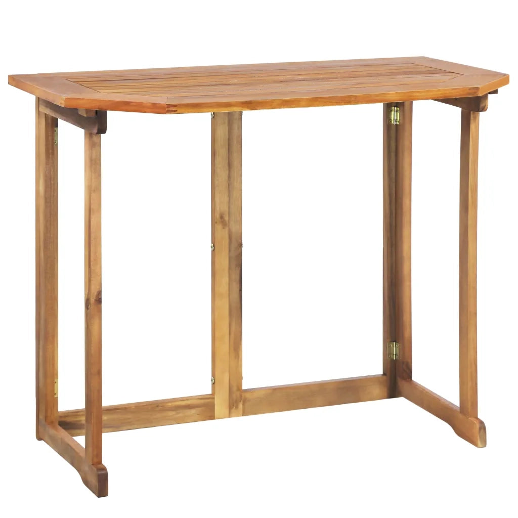Set da Bistrot 4 pz in Legno Massello di Acacia 3057864