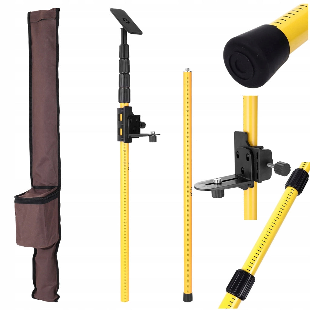 Asta/Treppiede 285cm per Livella Laser – Altezza Regolabile