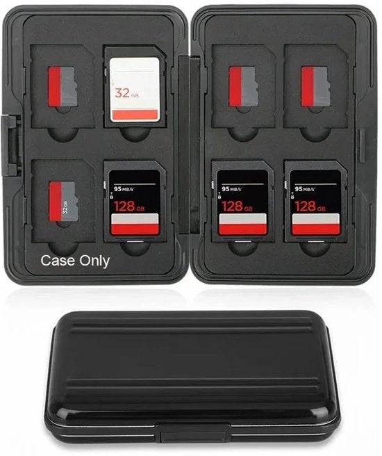 Portatile di Memoria con Contenitore di Stoccaggio Resistente e Impermeabile - Contenitore di Stoccaggio - Tasca Portatile - Compatta - Ideale per Lavoro/Viaggi - Grande Capacità Interna