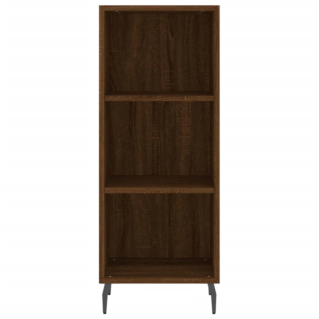 Buffet credenza cassettiera armadio mobile contenitore organizer per cucina soggiorno salotto 34,5 x 32,5 x 90 cm legno ingegnerizzato marrone 02_0031190