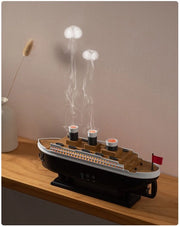 Diffusore di aromaterapia con telecomando, illuminazione LED a 7 colori, 2 impostazioni di nebbia, timer e spegnimento automatico per casa, camera da letto e ufficio