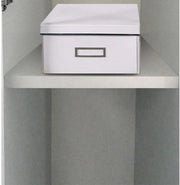 Ripiano per Armadio Grigio Perla in Legno Laminato 42,7 cm